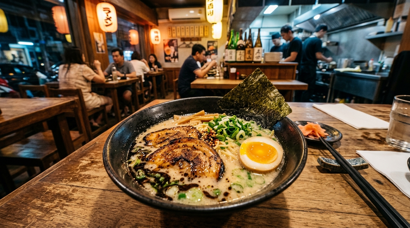 รูปภาพหน้าร้านและเมนูอาหาร After Ten Ramen (อาฟเตอร์เท็น ราเมง) ย่านอ่าวอุดม - After Ten Ramen ราเมงโฮมเมดฟิวชั่นเส้นสด ซุปทงคัตสึเข้มข้นนัว ฝั่งตรงข้ามไทยออยล์