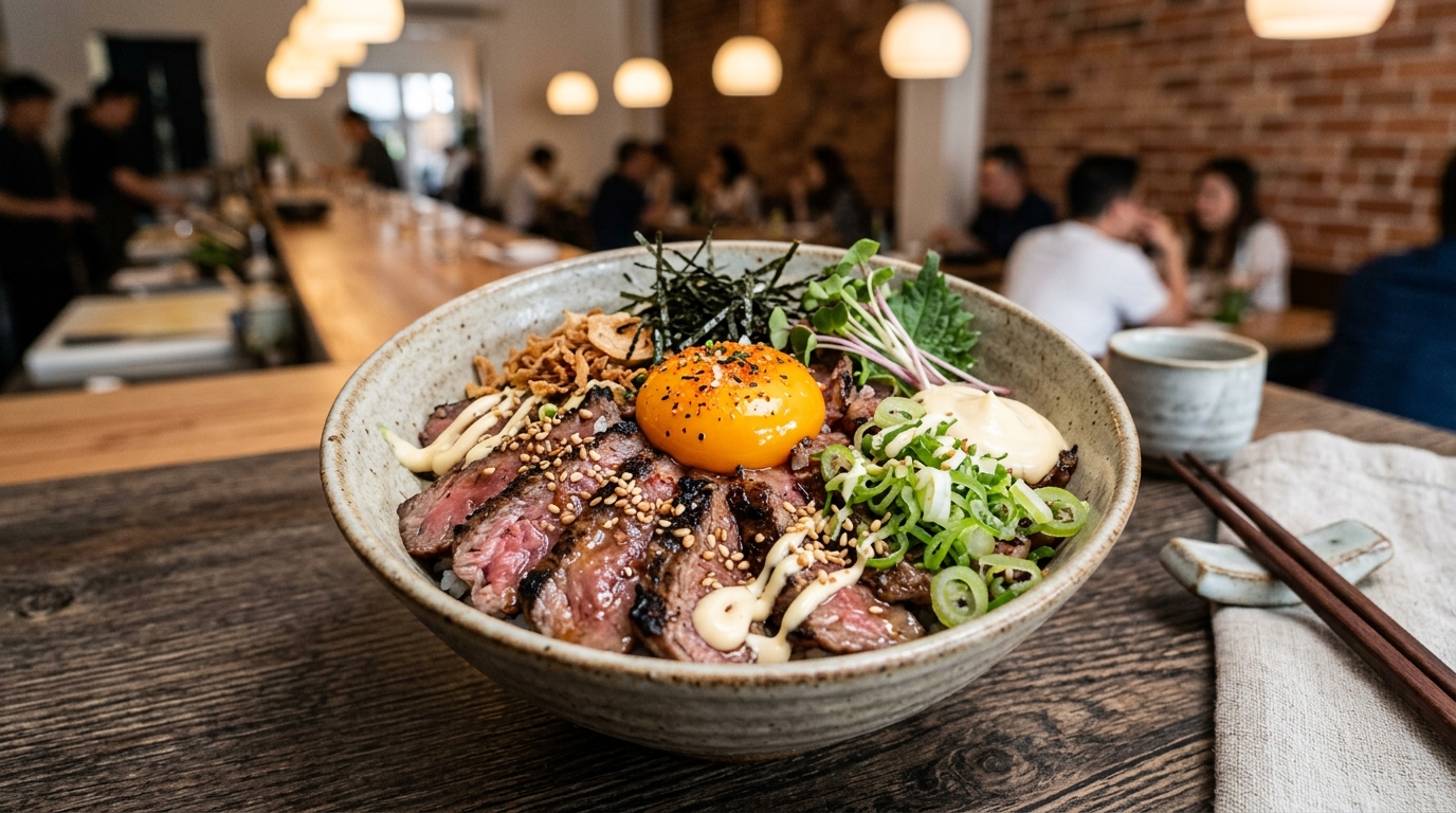 รูปภาพหน้าร้านและเมนูอาหาร SRIRI Home Cuisine (ศิริโฮม) ย่านอ่าวอุดม - SRIRI Home Cuisine อ่าวอุดม ร้านอาหารฟิวชั่นโฮมมี่ ข้าวหน้าเนื้อเบิร์น & สเต็กวากิวรสเลิศ